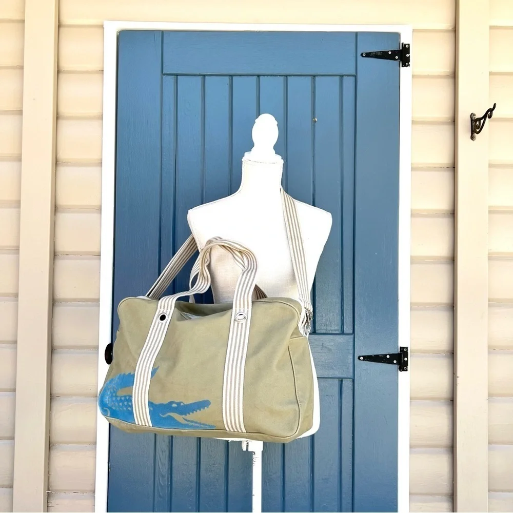 Lacoste Duffle Bag Color Beige